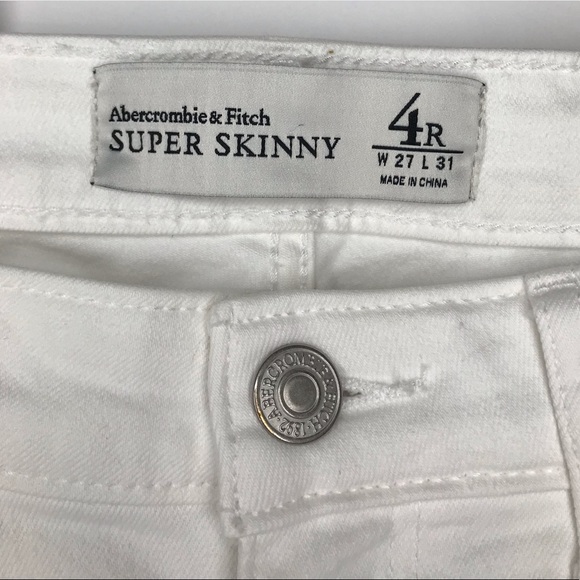 Abercrombie & Fitch Super Skinny Women’s Jeans - 4 R - Picture 11 of 16